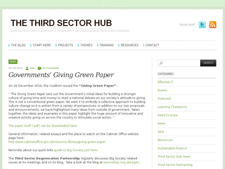 www.thirdsectorhub.org.uk