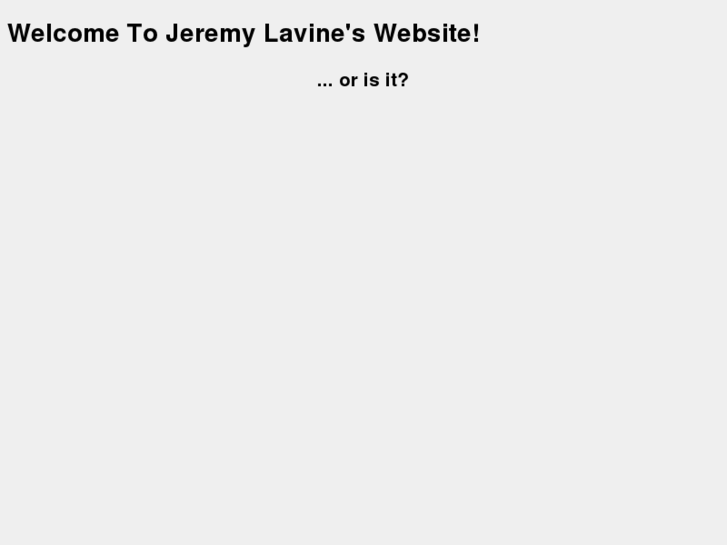 www.jeremylavine.com