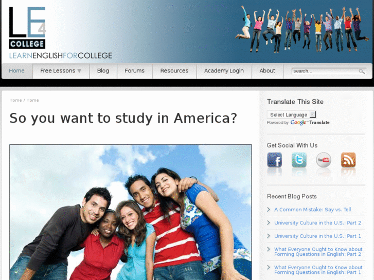 www.learnenglishforcollege.com