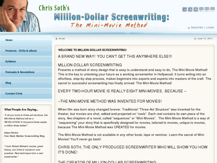 www.milliondollarscreenwriting.com