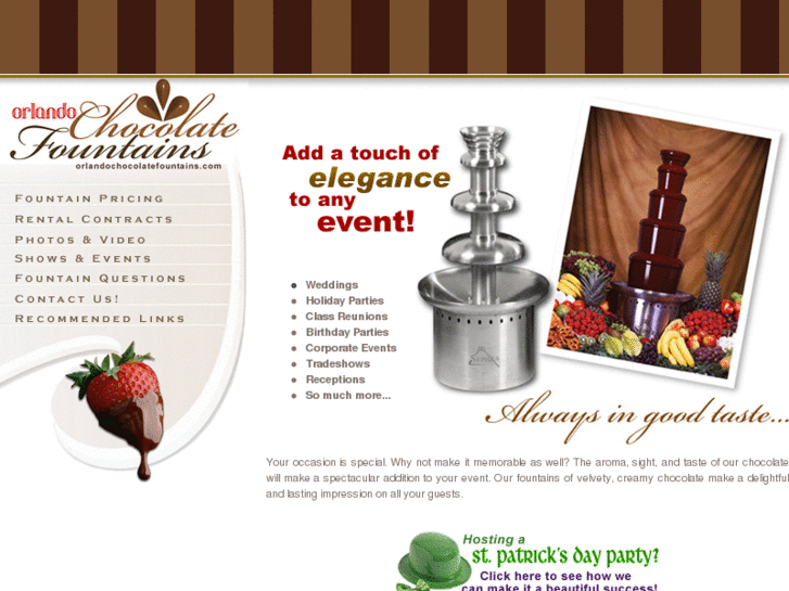 www.orlandochocolatefountain.com