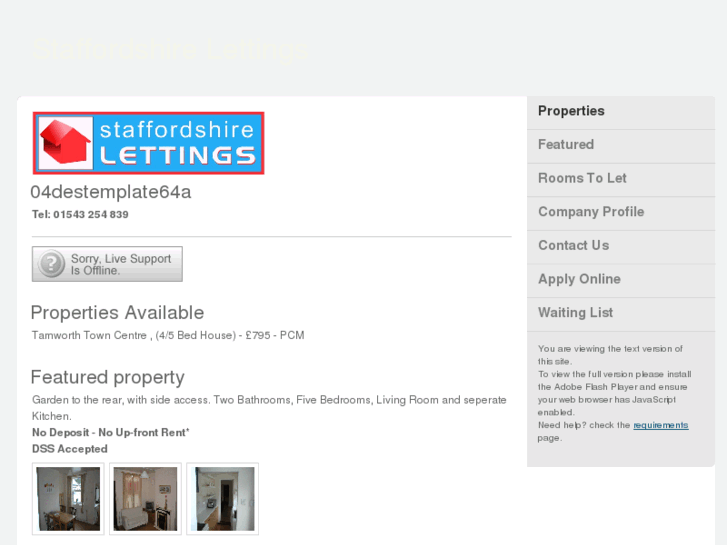 www.staffordshire-lettings.com