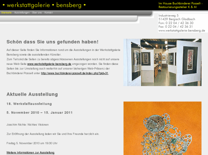 www.werkstattgalerie-bensberg.de