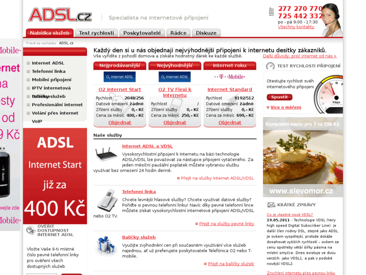 www.adsl.cz