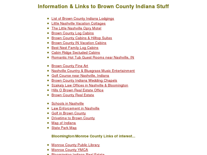 www.browncountyindiana.info