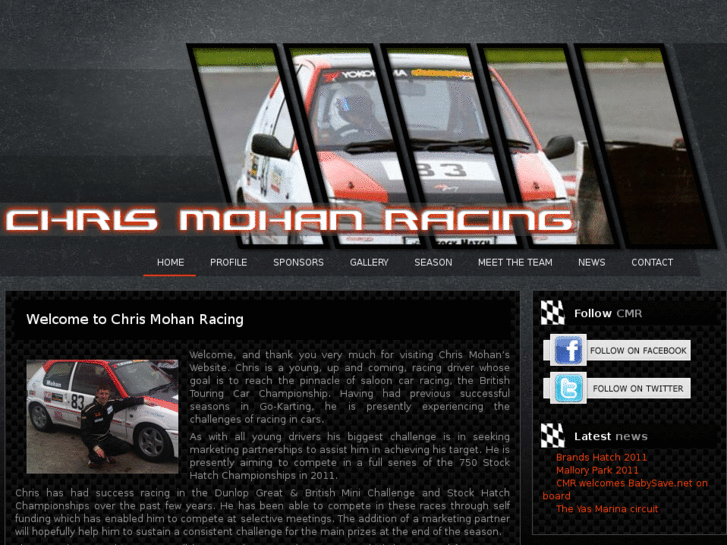 www.chrismohanracing.com