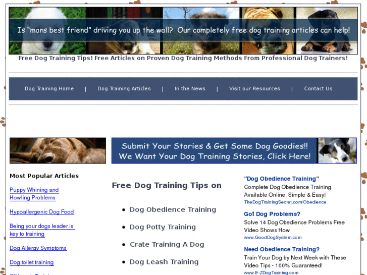 www.freedogtrainingarticles.com