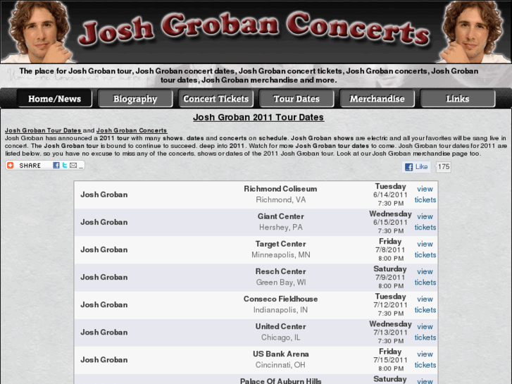 www.joshgrobanconcerts.com