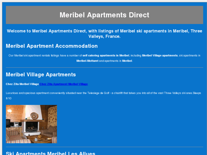 www.meribelapartmentsdirect.co.uk