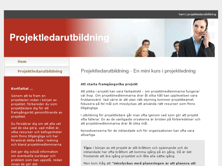 www.projektledarutbildning.eu