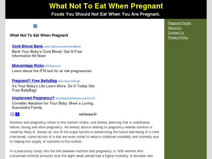 www.whatnottoeatwhenpregnant.com