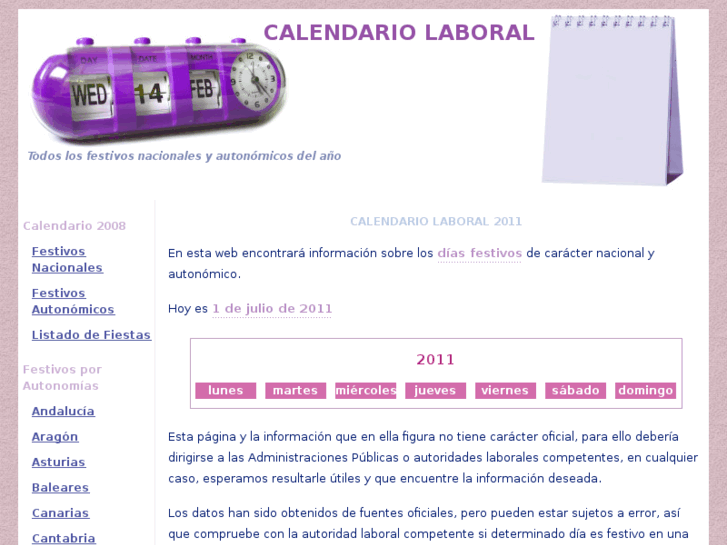 www.calendariolaboral.com.es