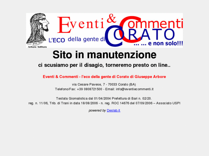 www.eventiecommenti.it