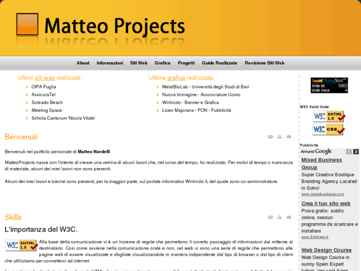 www.matteoprojects.it