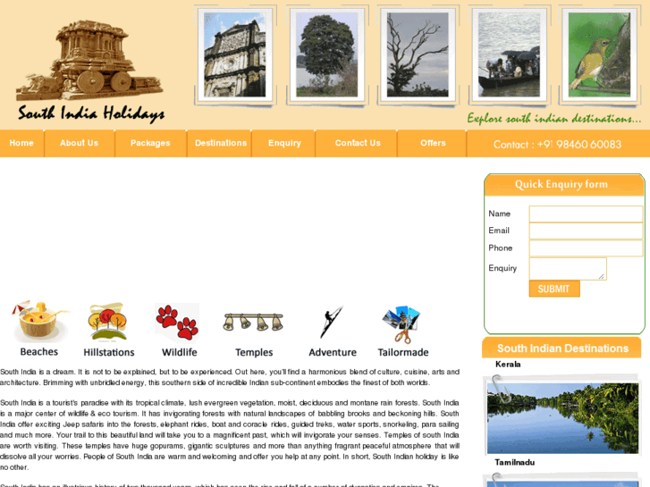 www.southindia-holidays.com