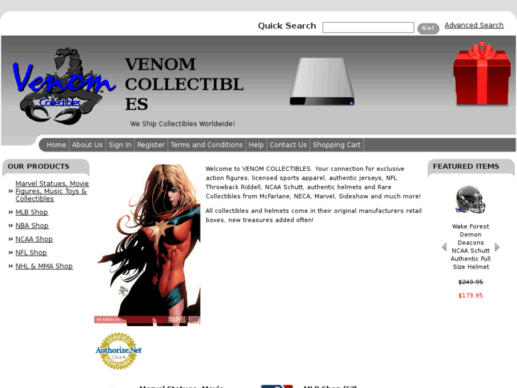 www.venomcollectibles.com