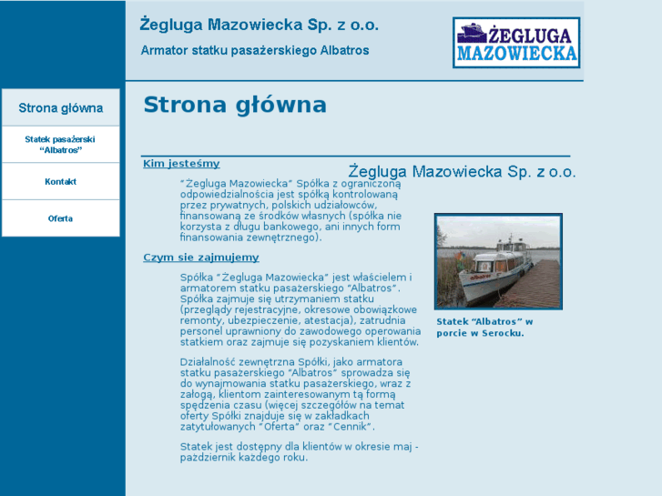 www.zeglugamazowiecka.pl