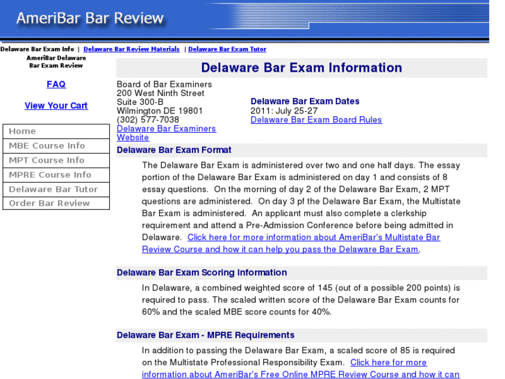 www.delawarebarexam.com