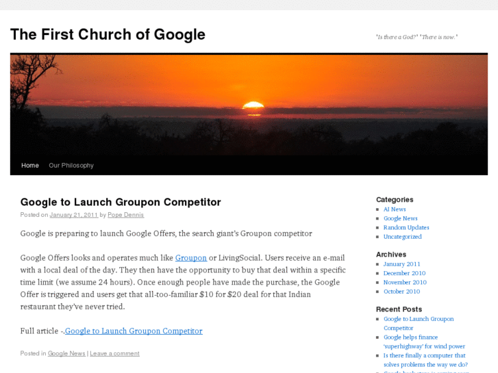 www.firstchurchofgoogle.com