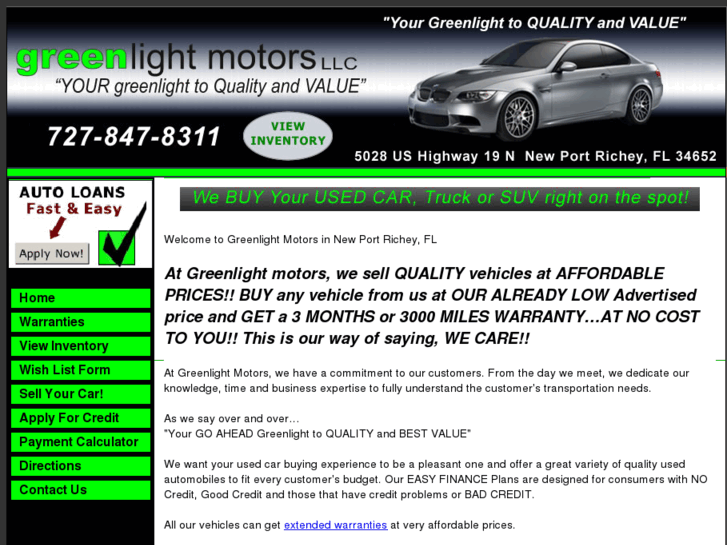 www.greenlightmotors.net