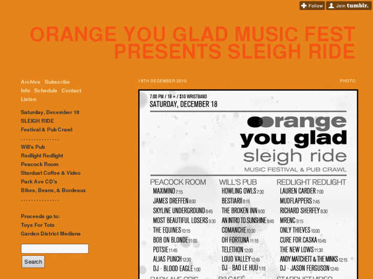 www.orangeyougladfest.com