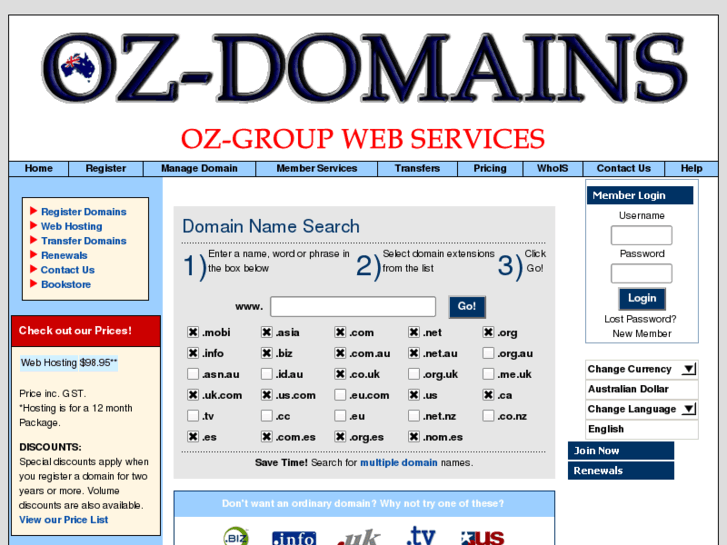 www.oz-domains.net