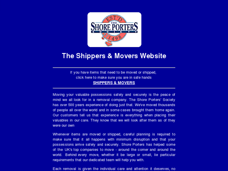 www.shippersandmovers.com