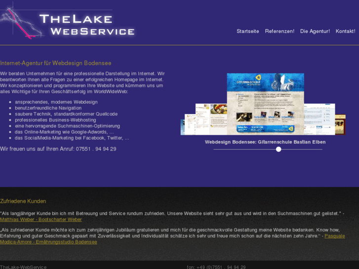 www.thelake-webservice.de