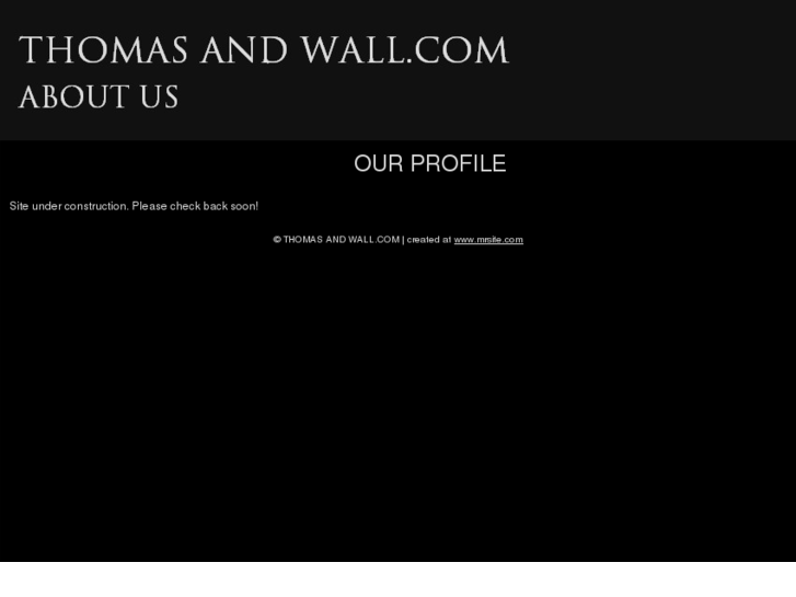 www.thomasandwall.com