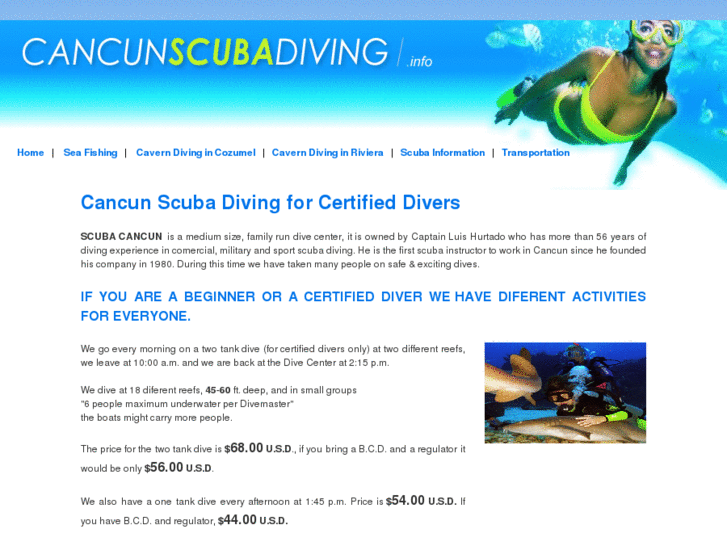 www.cancunscubadiving.info