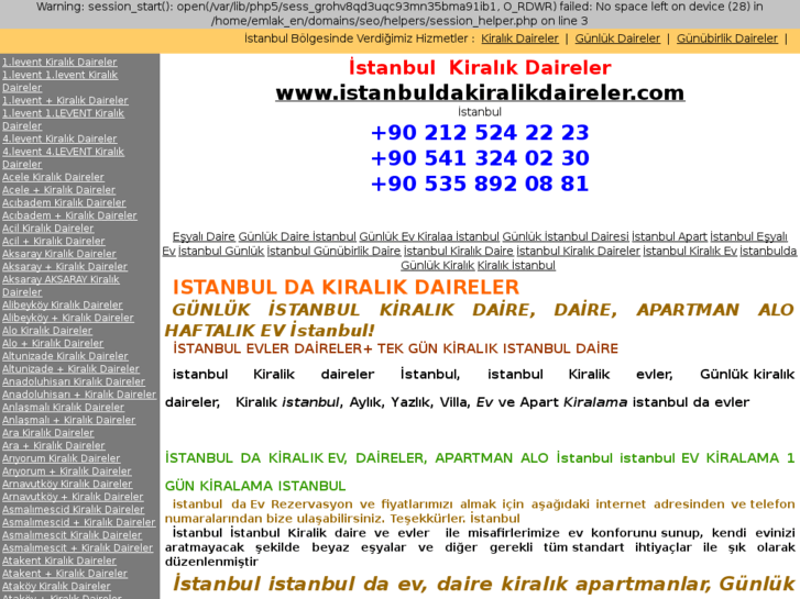 www.istanbuldakiralikdaireler.com