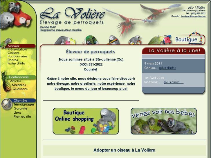 www.oisellerielavoliere.com