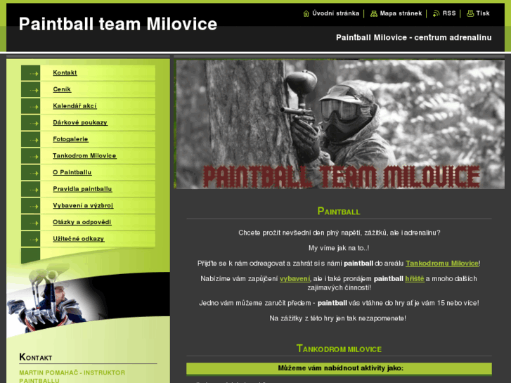 www.paintballteammilovice.cz