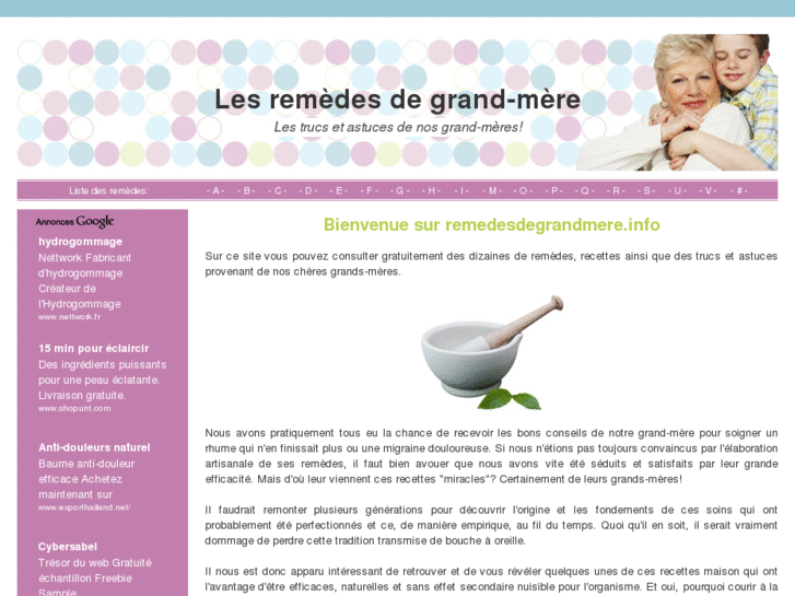 www.remedesdegrandmere.info