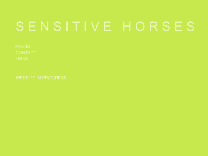 www.sensitivehorses.com