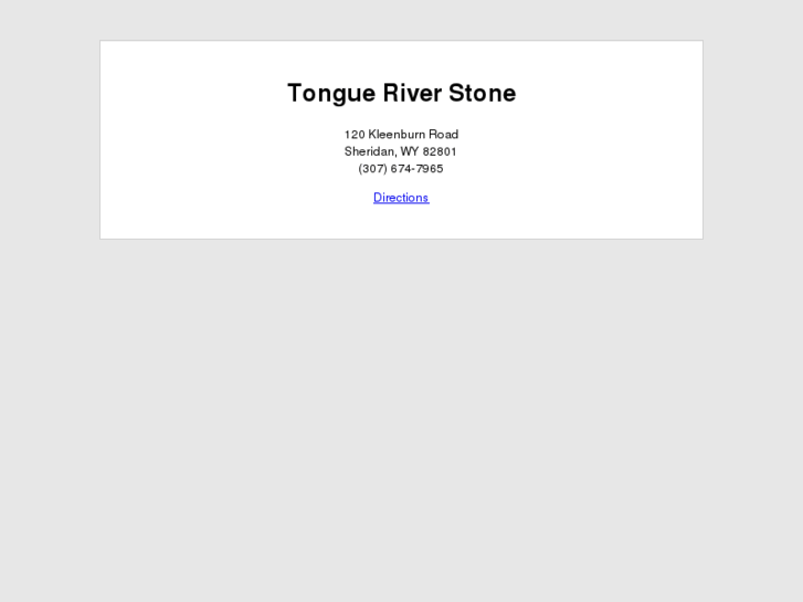 www.tongueriverstone.com