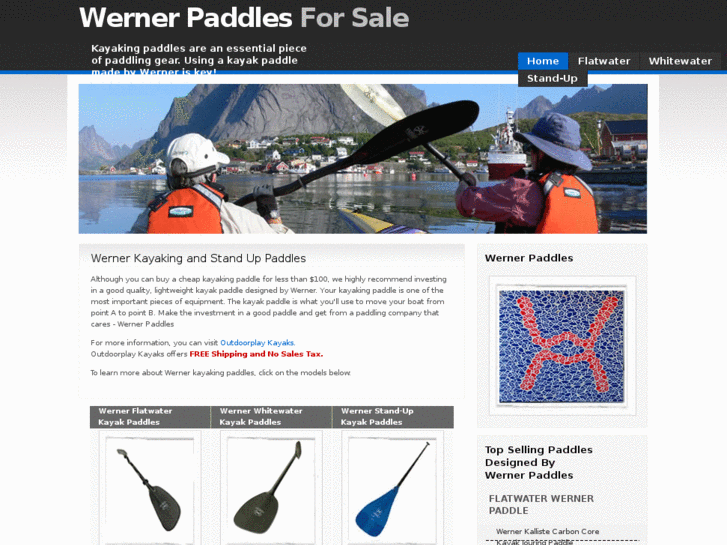 www.wernerpaddlesforsale.com