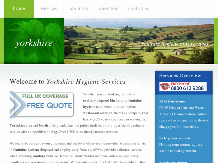 www.yorkshirehygieneservices.com