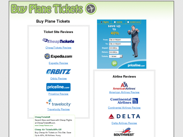 www.buyplanetickets.net