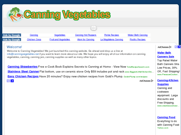 www.canningvegetables.net