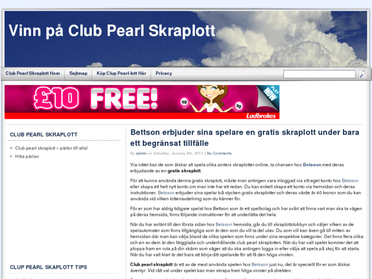 www.clubpearlskraplott.se