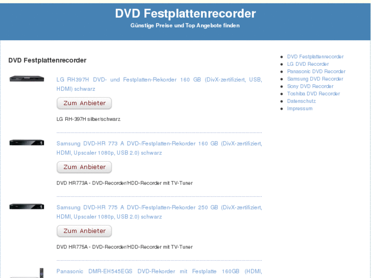 www.dvdfestplattenrecorder.com