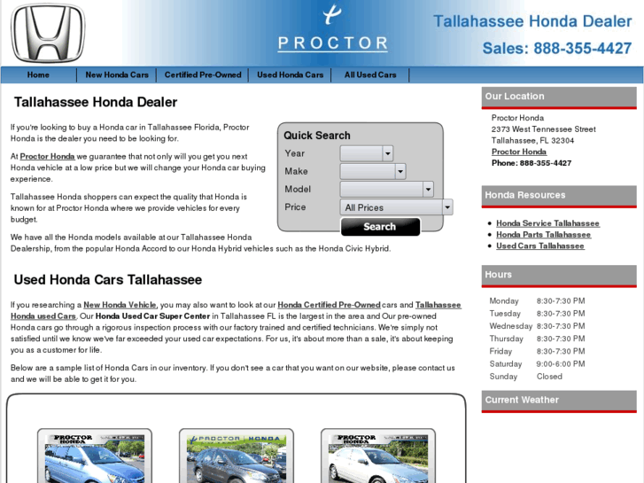 www.hondatallahassee.com