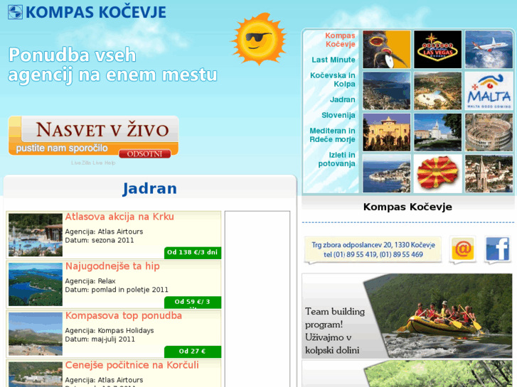 www.kompaskocevje.si