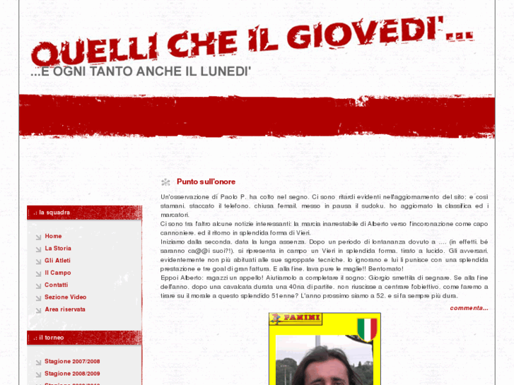 www.quellicheilgiovedi.info