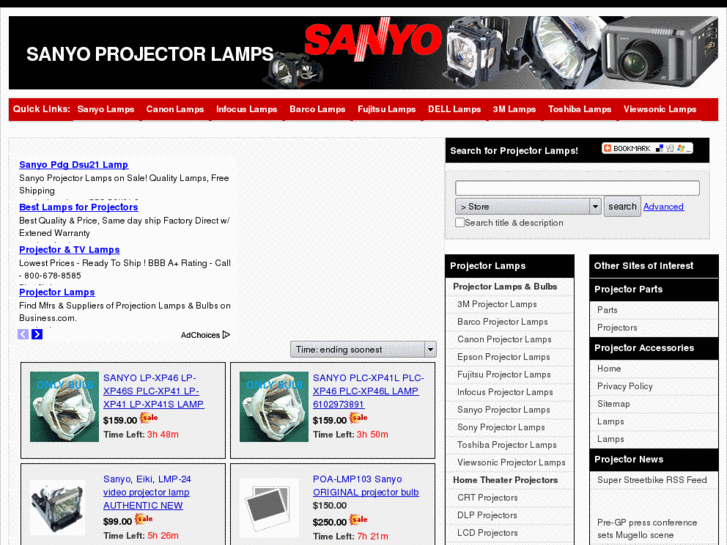 www.sanyo-projector-lamps.com