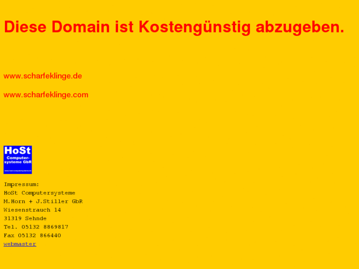 www.scharfeklinge.com