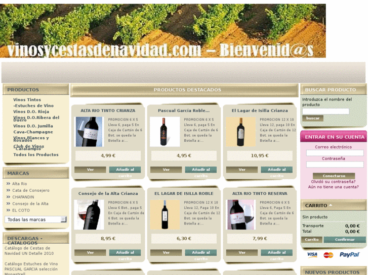 www.vinosycestasdenavidad.com