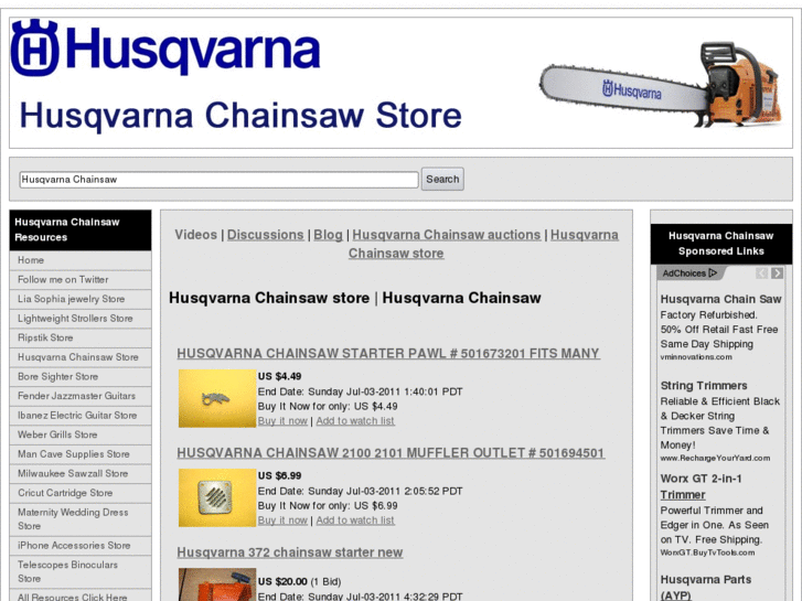 www.buyhusqvarnachainsaw.com