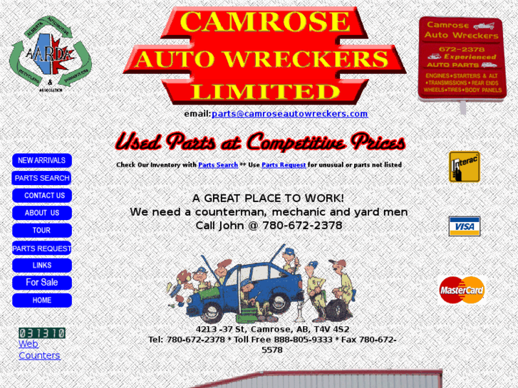 www.camroseautowreckers.com